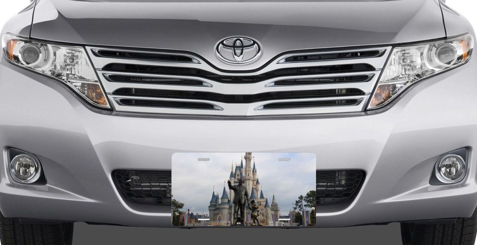 Walt and Mickey Statue - Disney License Plate