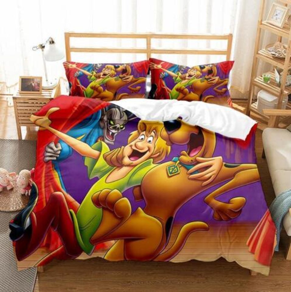 Scooby Doo Bedding Set 2Pcs 3Pcs Quilt Duvet Cover Pillowcase