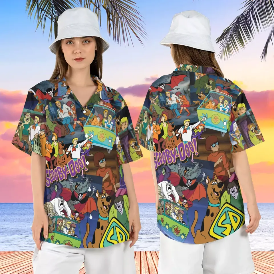 Scooby Doo Friends Mystery Machine Gift For Fans Hawaiian Shirt