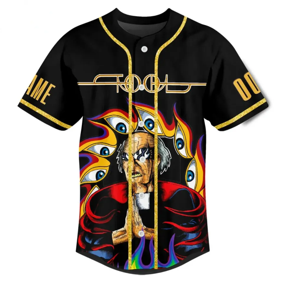 Personalized Tool Band 2024 Tour Baseball Jersey Shirt, Unisex 3D All Over Print