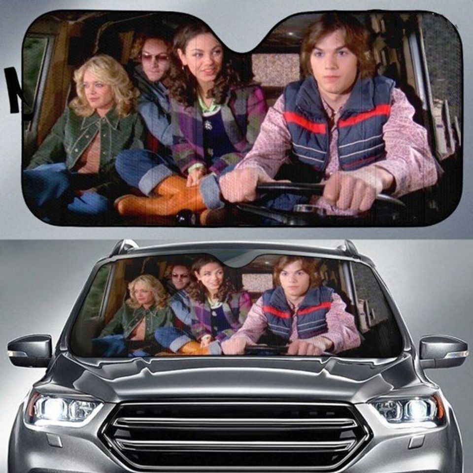 Funny That ’70s Show Driving Car Sitcom Lover Driving Sun Shade Decoration