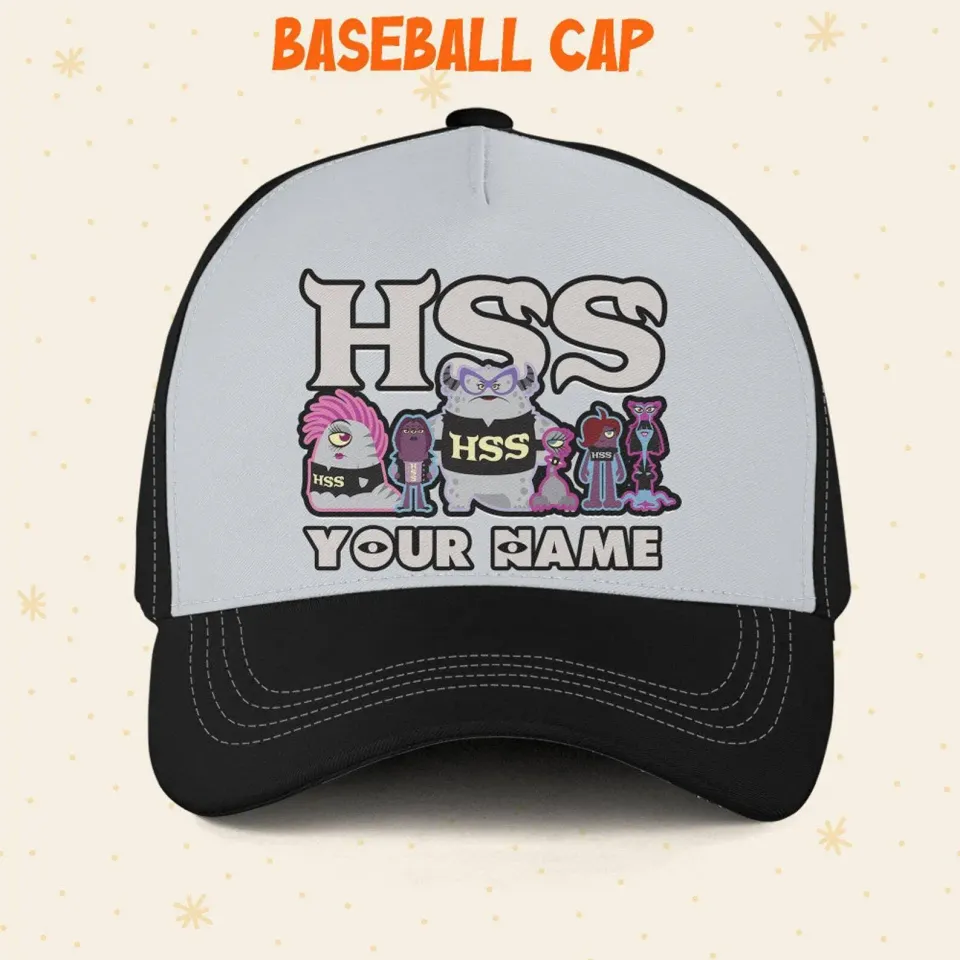 Custom Monster University HSS Team Cap, Disney Castle Family Hat Disney Vacation Hat