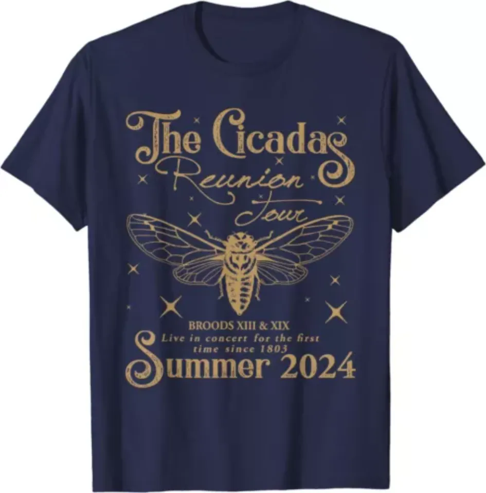 The Cicadas Reunion Tour Summer 2024 Cicada Nature Lover T-Shirt