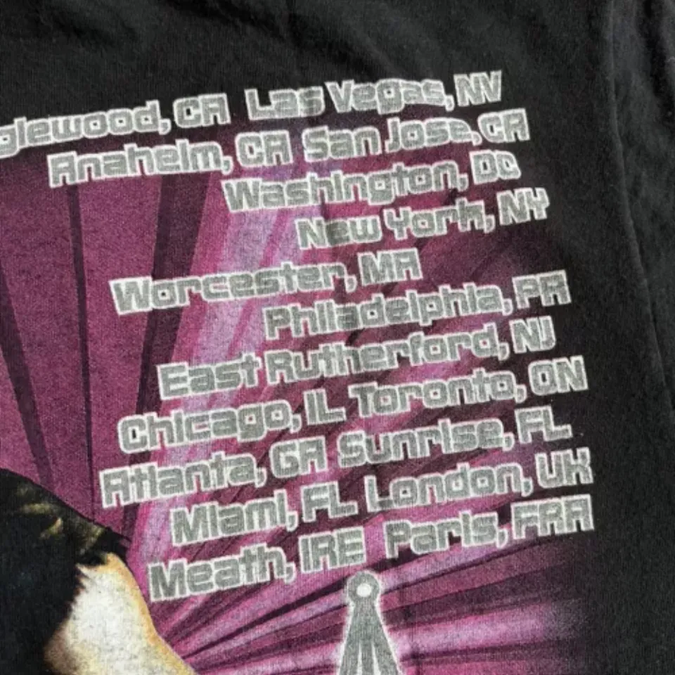 Vintage Madonna World Tour 2004 T Shirt, Cotton Short Sleeve Tee, Music Lover Gift