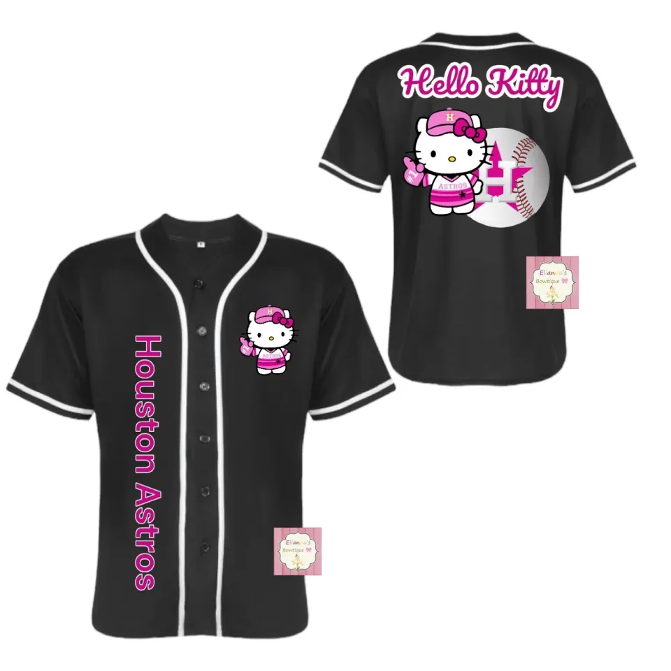 Houston Astros  Jersey / Hello Kitty/ Pink Astros Shirt