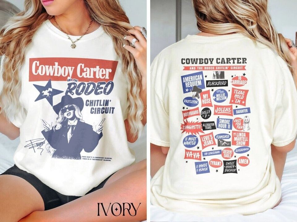 Beyonce Cowboy Carter Double Sided Shirt