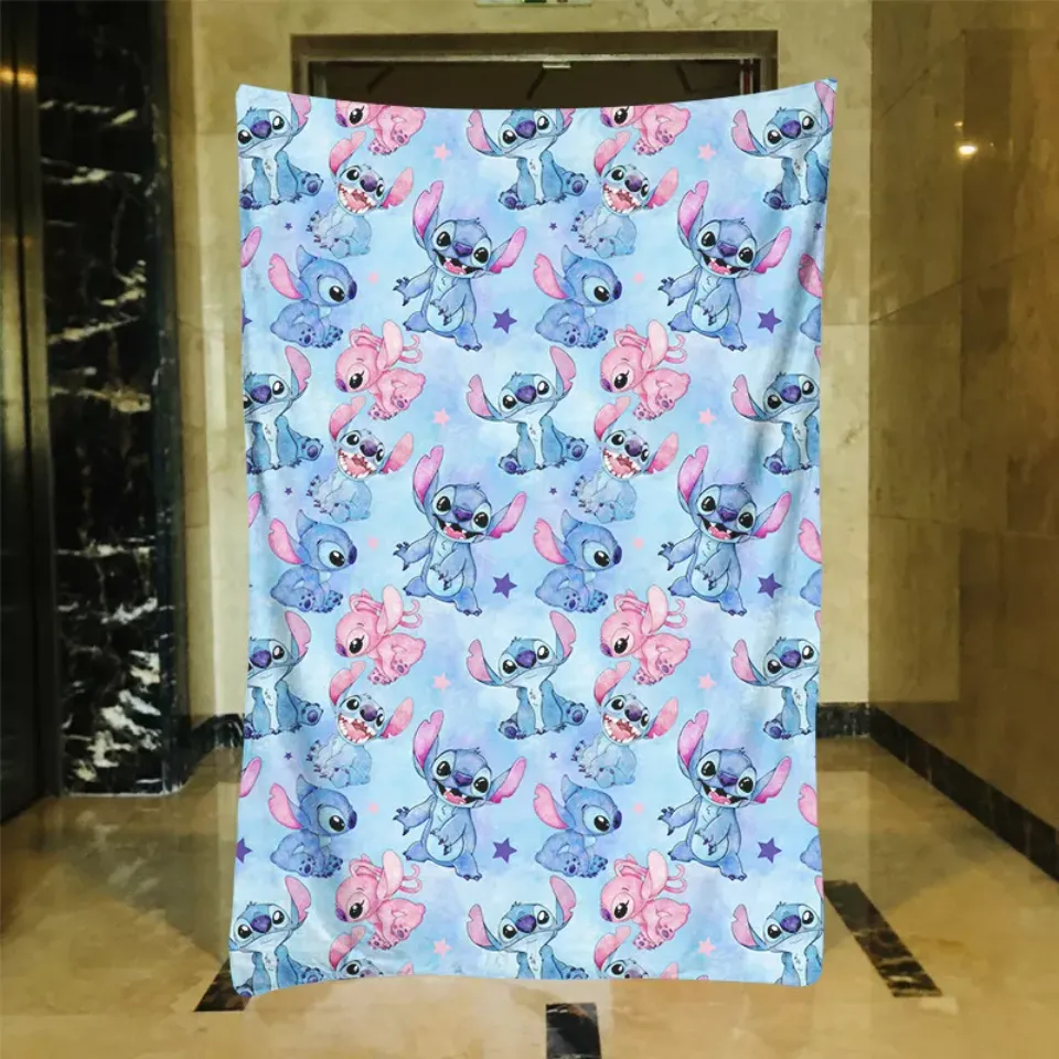 lilo stitch pet Throw Blanket Decoration Bed Home Blankets quilt
