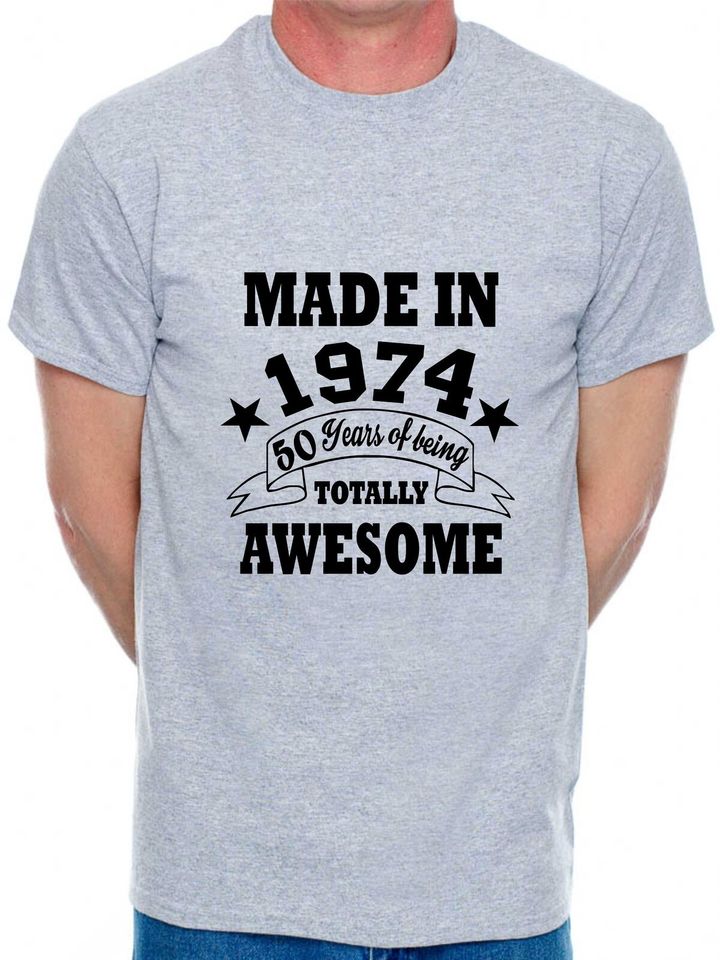 50th Birthday 1974 T-Shirt, Birthday Gift