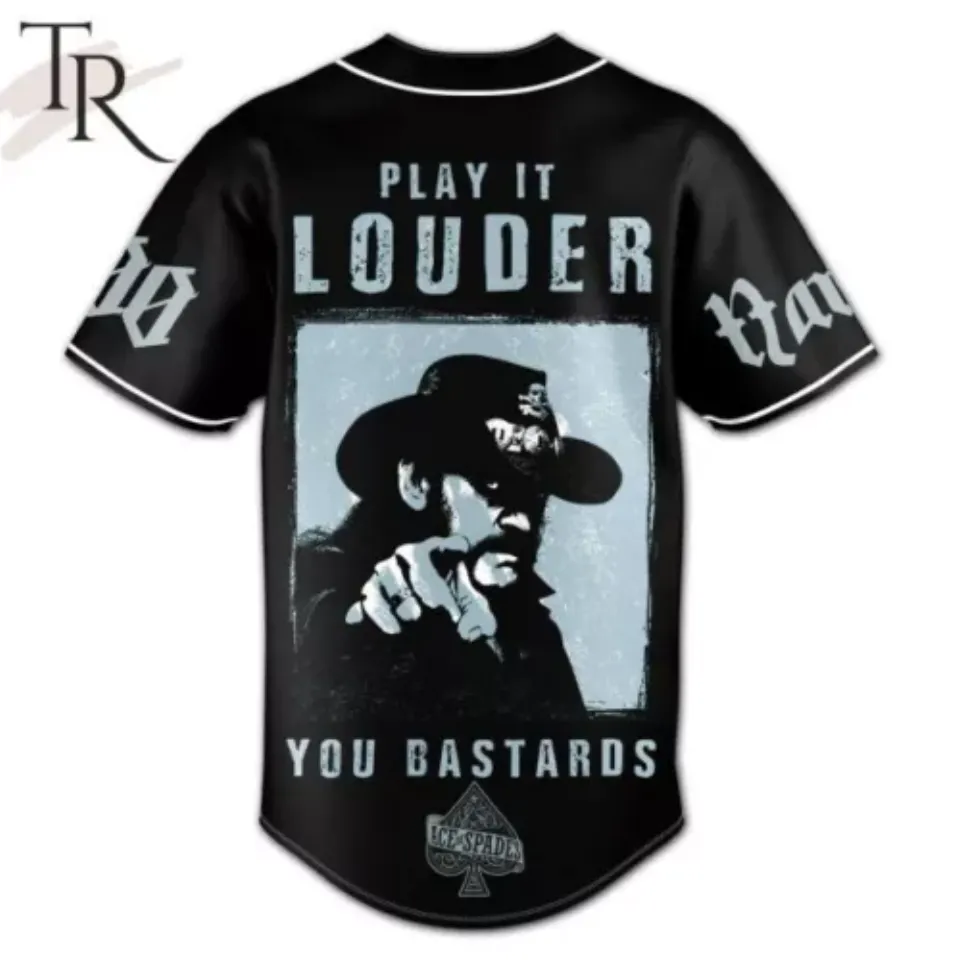Personalized Motorhead Stone Deaf Forever! Lemmy Baseball Jersey Shirt