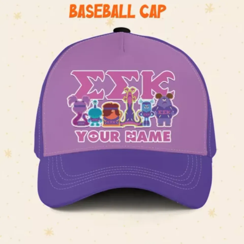 Custom Monster University SSK Team Cap, Disney Castle Family Hat Disney Vacation Hat