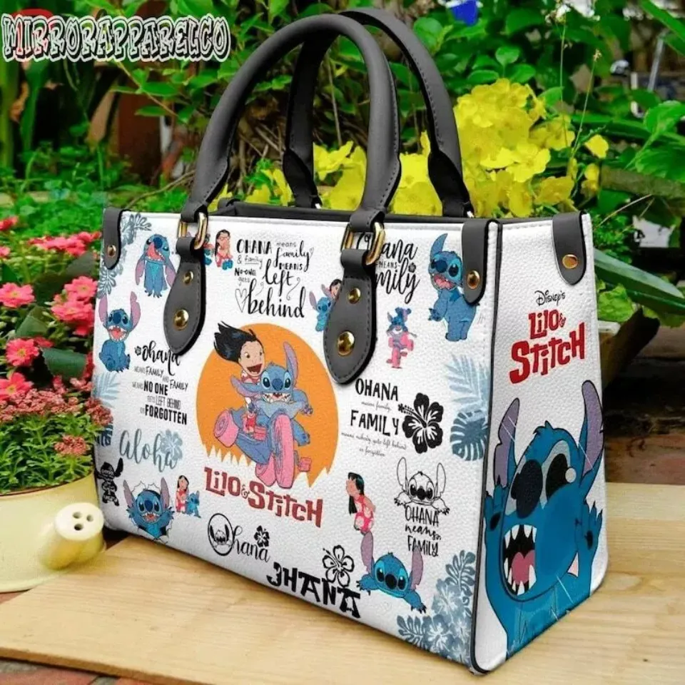 Personalized Disney Lilo and Stitch Handbag & Wallet, Disney Lilo and Stitch Bag