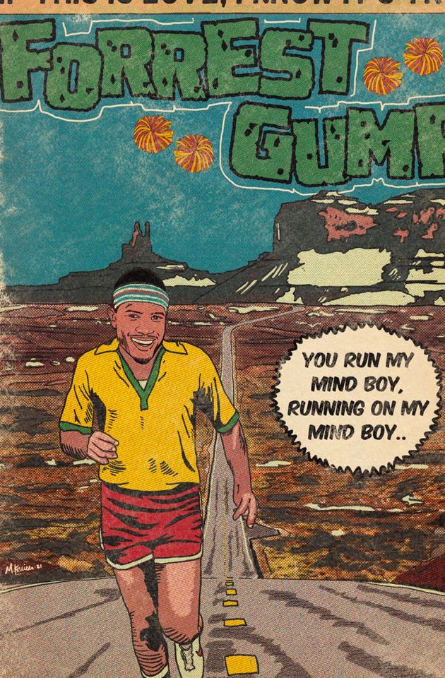 Frank Ocean - Forrest Gump Comic Book Premium Matte Vertical Posters