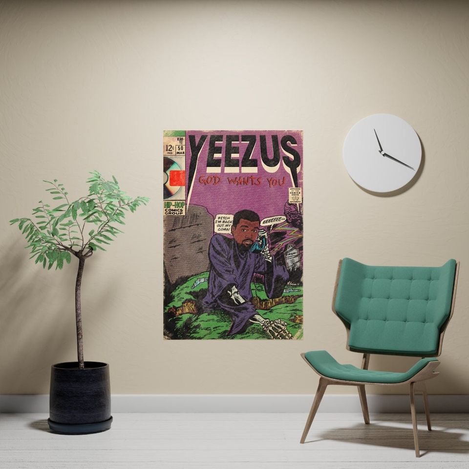 Kanye West - Yeezus - Vertical Matte Posters