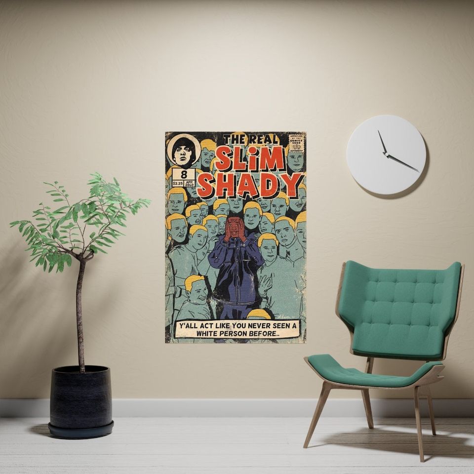 Eminem & Dr. Dre - The Real Slim Shady Poster