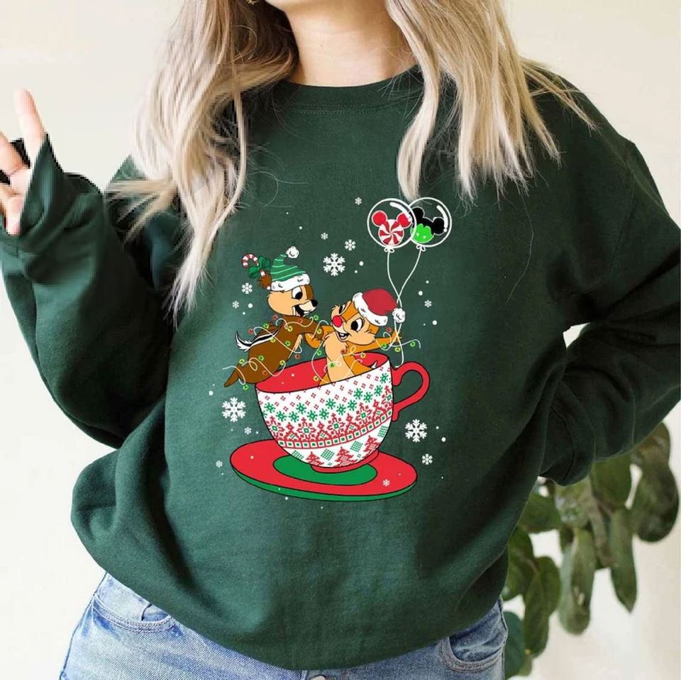 Chip n Dale Christmas Sweatshirt