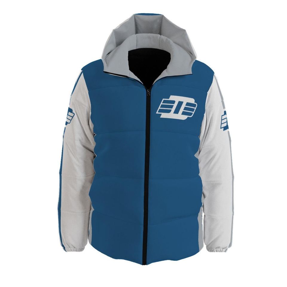 D313 Detroit Lions Inspired All-Over Print Unisex Down Jacket