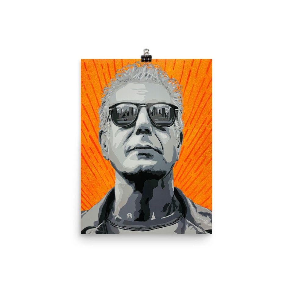Anthony Bourdain Poster Print