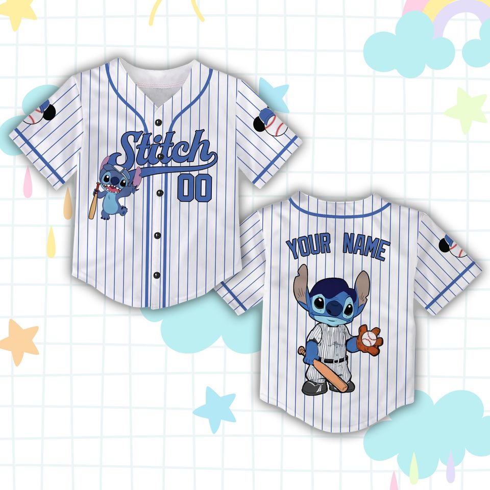 Custom Disneyland Vacation Baseball Jersey