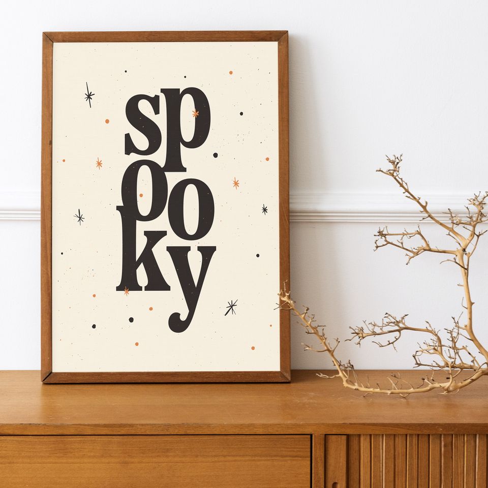 Spooky | Printable Wall Art | Halloween Decor | Spooky Gallery Wall