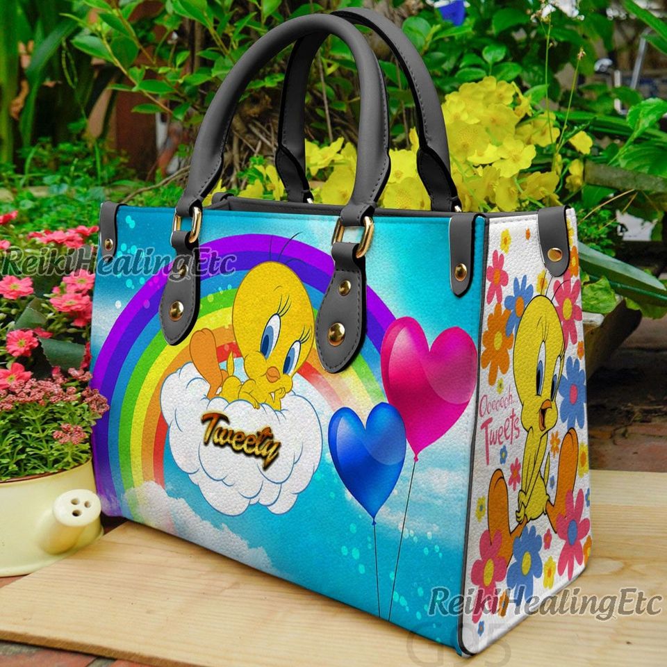 Tweety Bird Vintage Leather Handbag