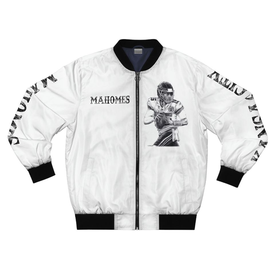 Men's AOP Bomber Jacket - Patrick Mahomes Kansas City Chiefs