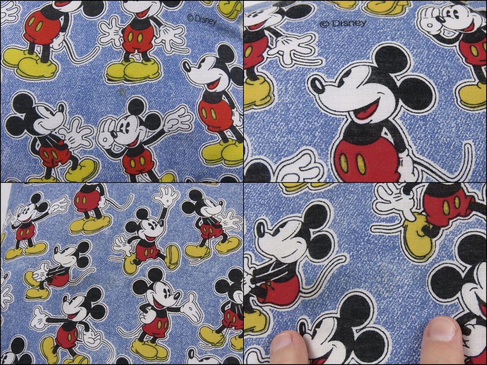 Vintage Mickey Mouse square pillow