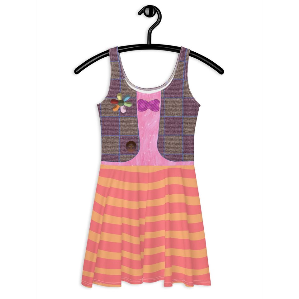 Bing Bong Costume Inside out Emotion Party Dress Skater