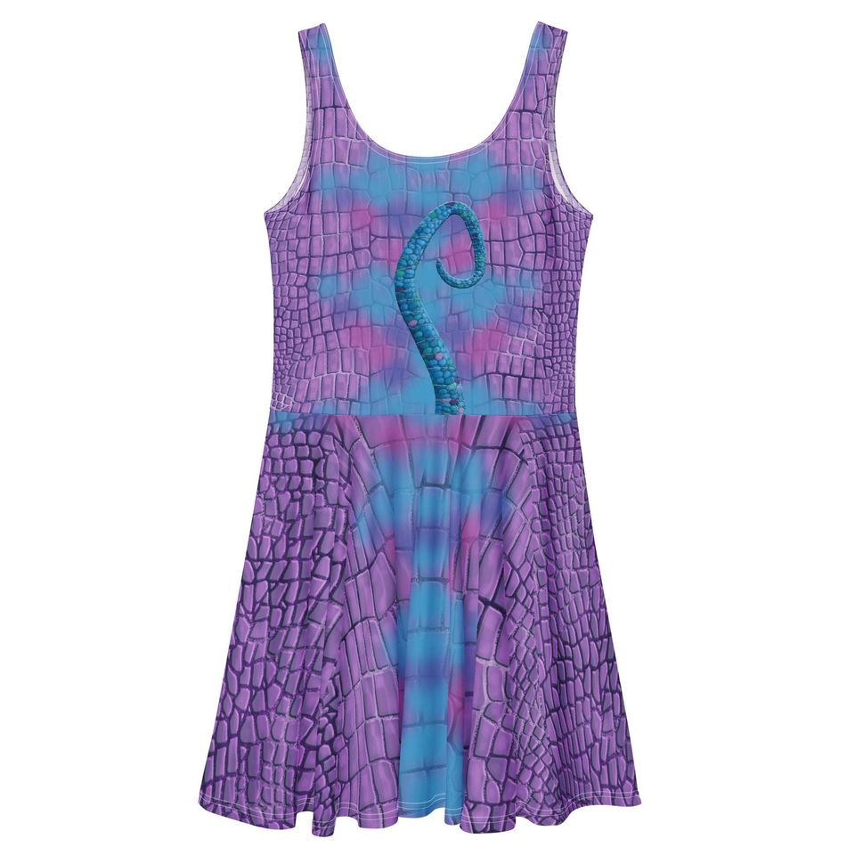Purple Lizard Randall Boggs Costume Skater Dress