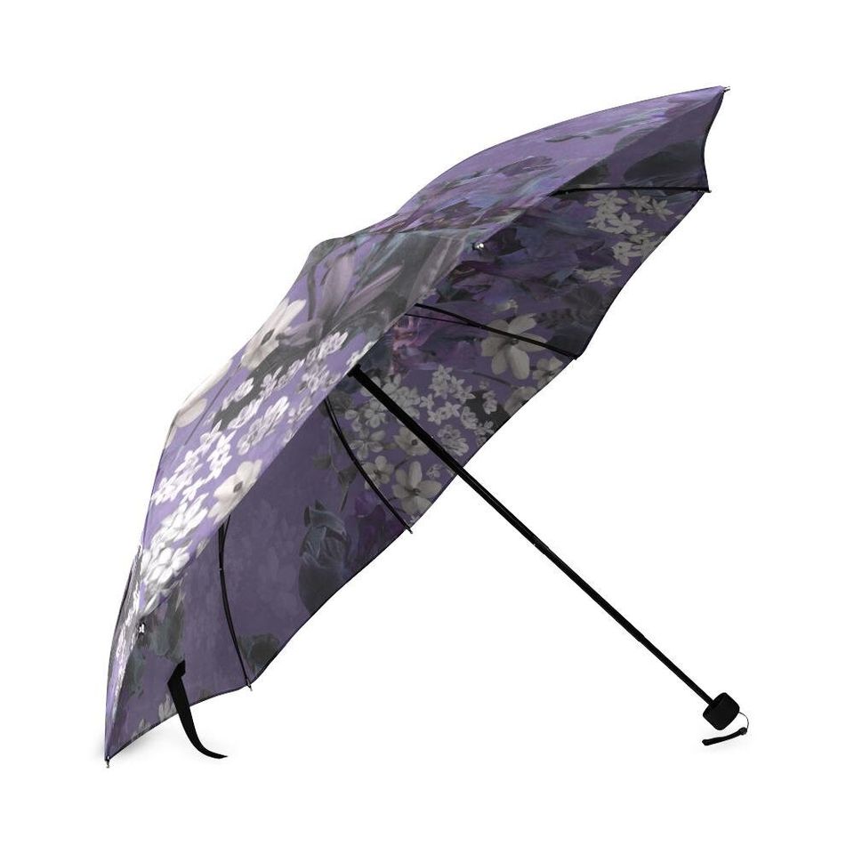 Lalia Lilac Floral Flower Umbrella