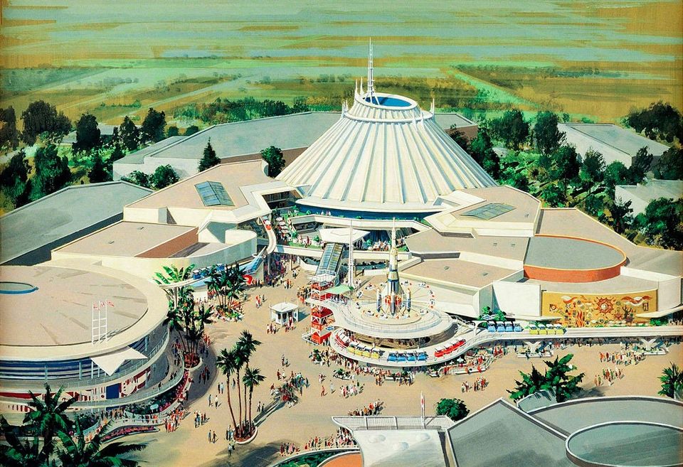 Disneyland Tomorrowland Concept Premium Matte Vertical Poster