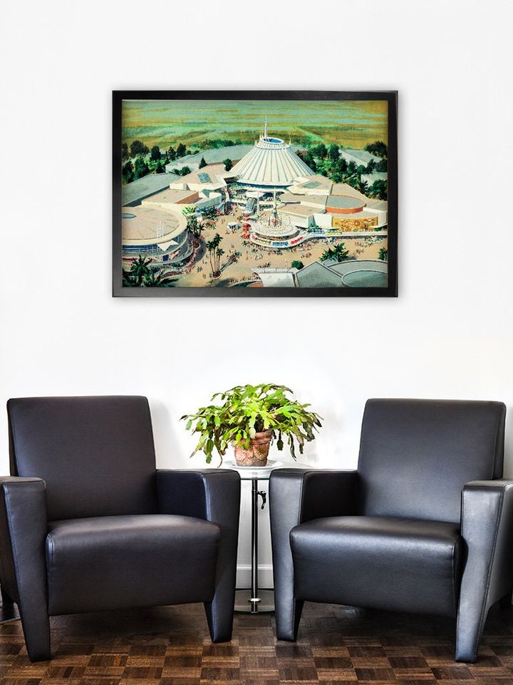 Disneyland Tomorrowland Concept Premium Matte Vertical Poster