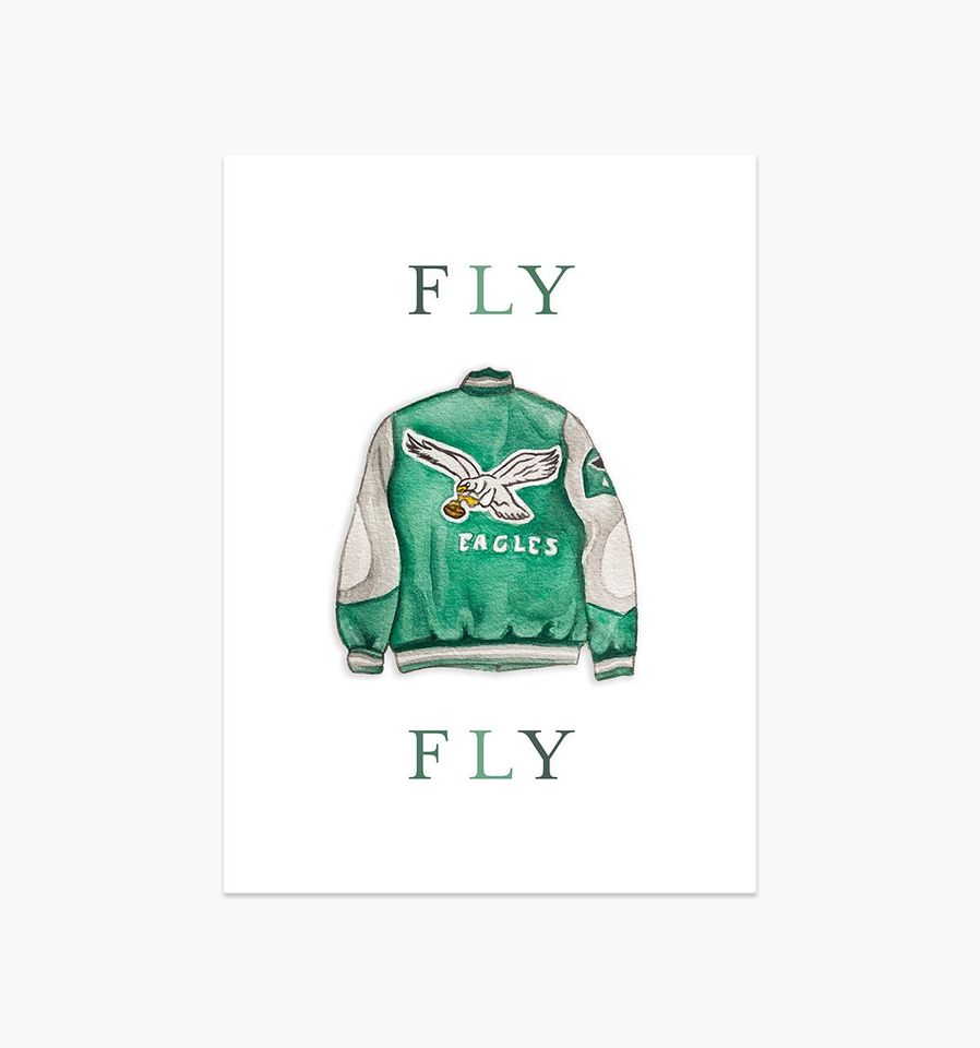 Philadelphia Eagles Fly Eagles Fly Print