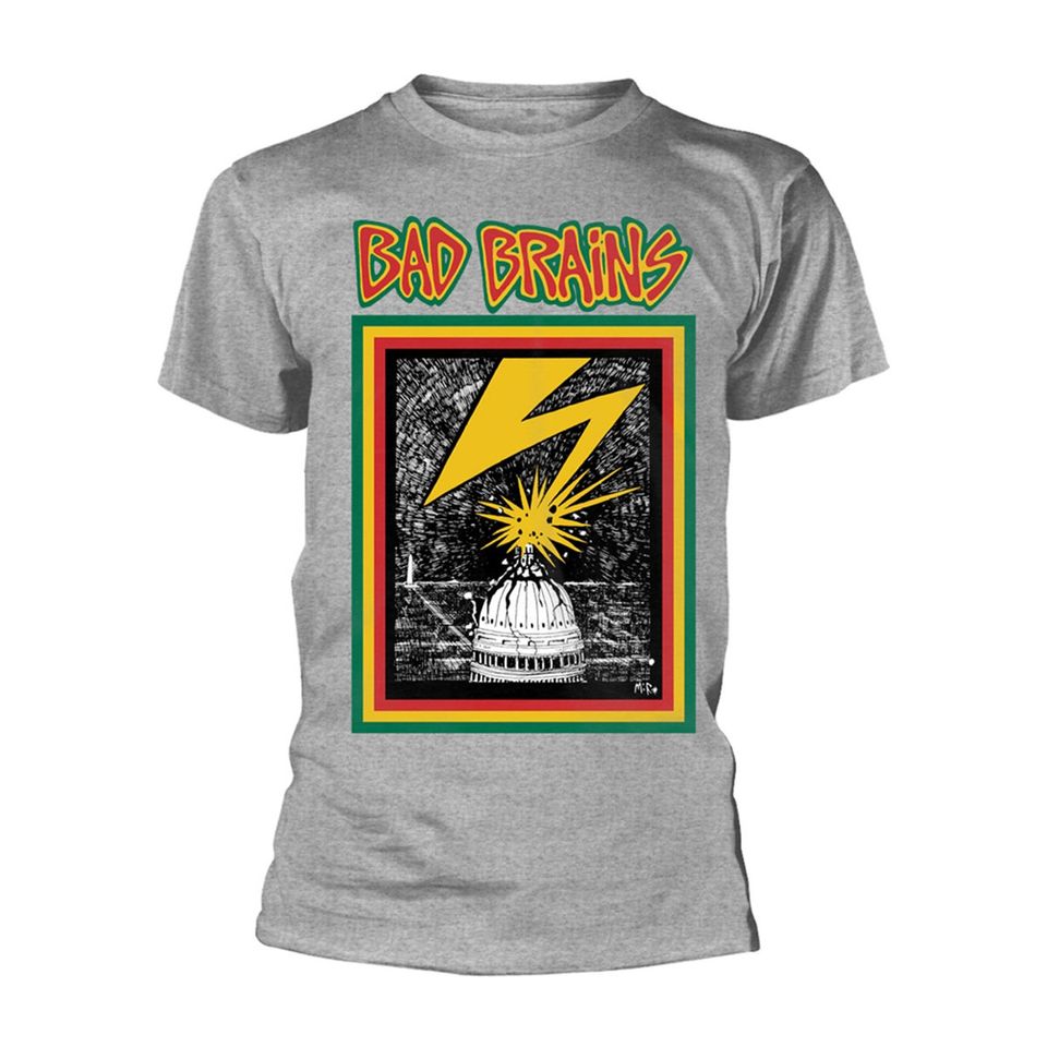 Grey Bad Brains Tee T-Shirt