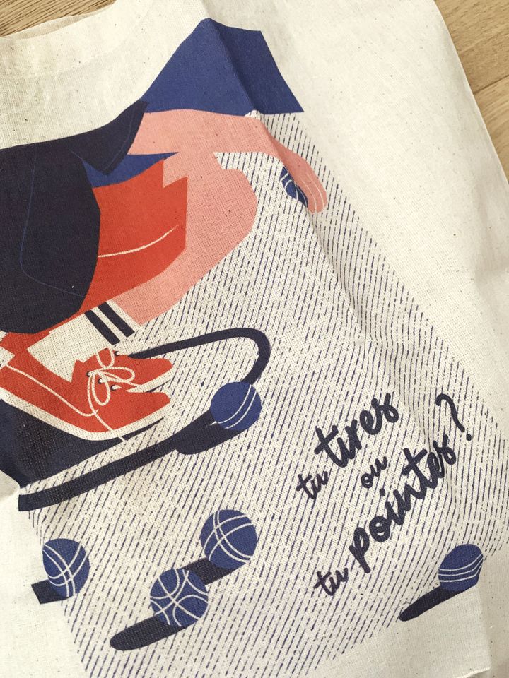 TOTE BAG "Do you shoot or do you point?" (petanque)
