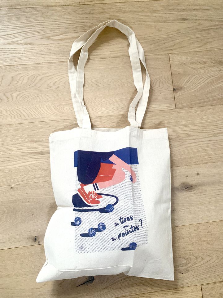 TOTE BAG "Do you shoot or do you point?" (petanque)