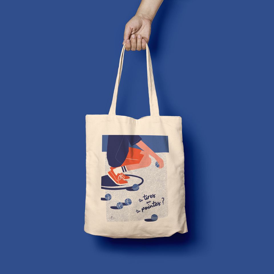 TOTE BAG "Do you shoot or do you point?" (petanque)
