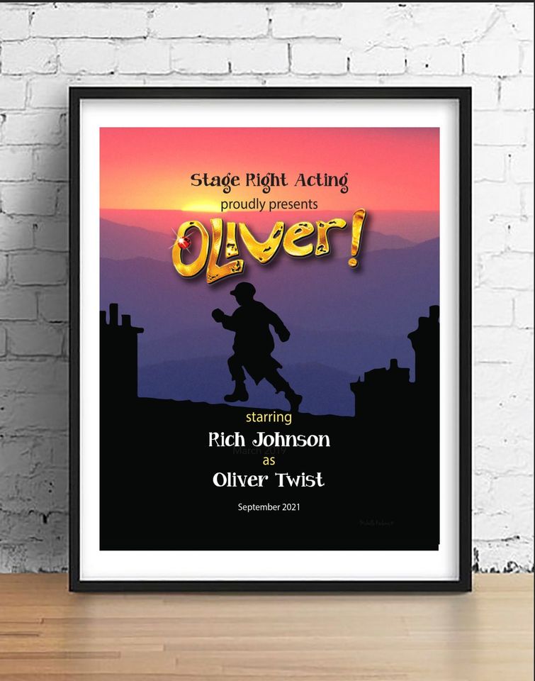 Custom 'Oliver!' Playbill Poster: Musical Theater Gift