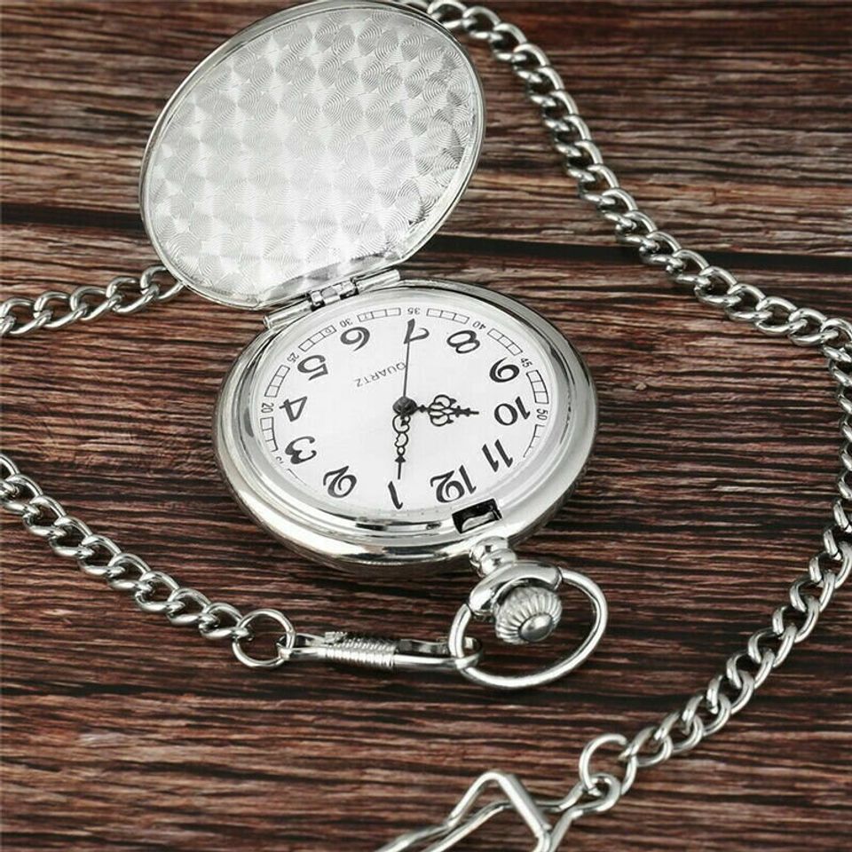 Personalized Engraved Monogram Pocket Watch for Groomsmen