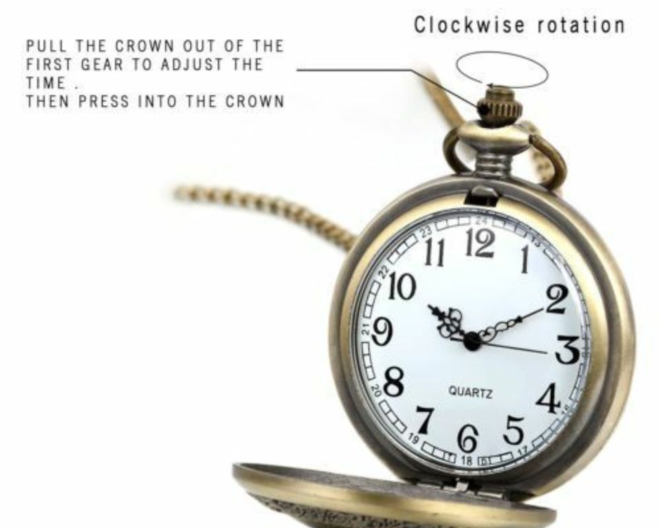 Personalized Engraved Monogram Pocket Watch for Groomsmen