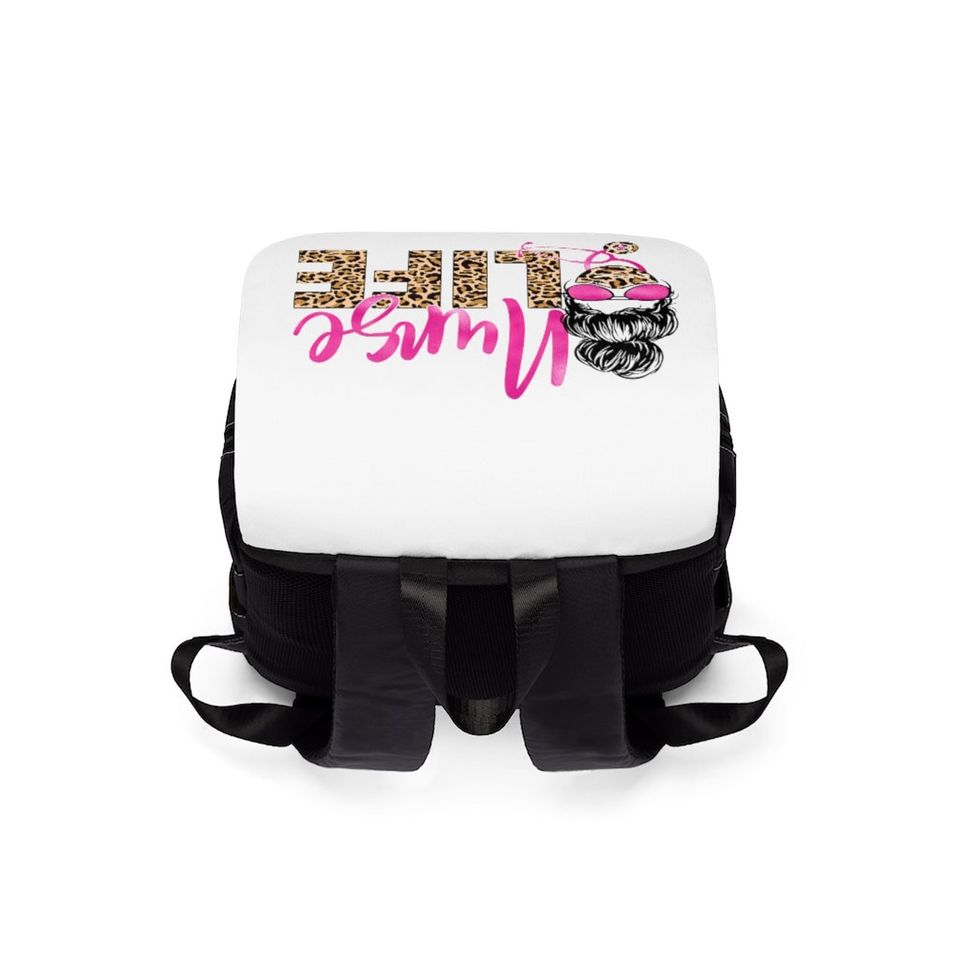 Nurse Life Leopard Pink Backpack