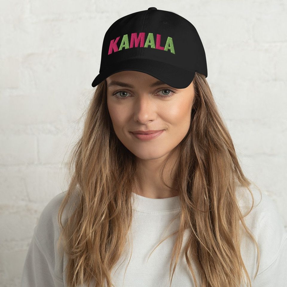 Kamala Embroidered Dad Hat Cap | Biden Harris  Vice President Sorority Alpha Kappa