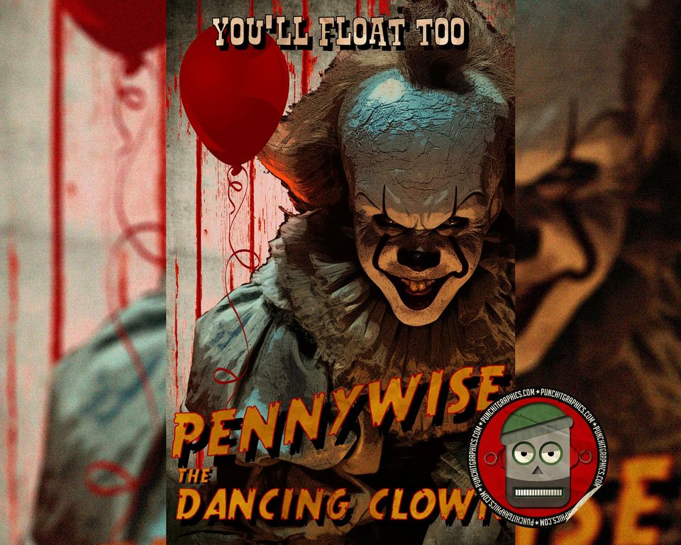 IT Poster, Pennywise Poster, Wall Decor