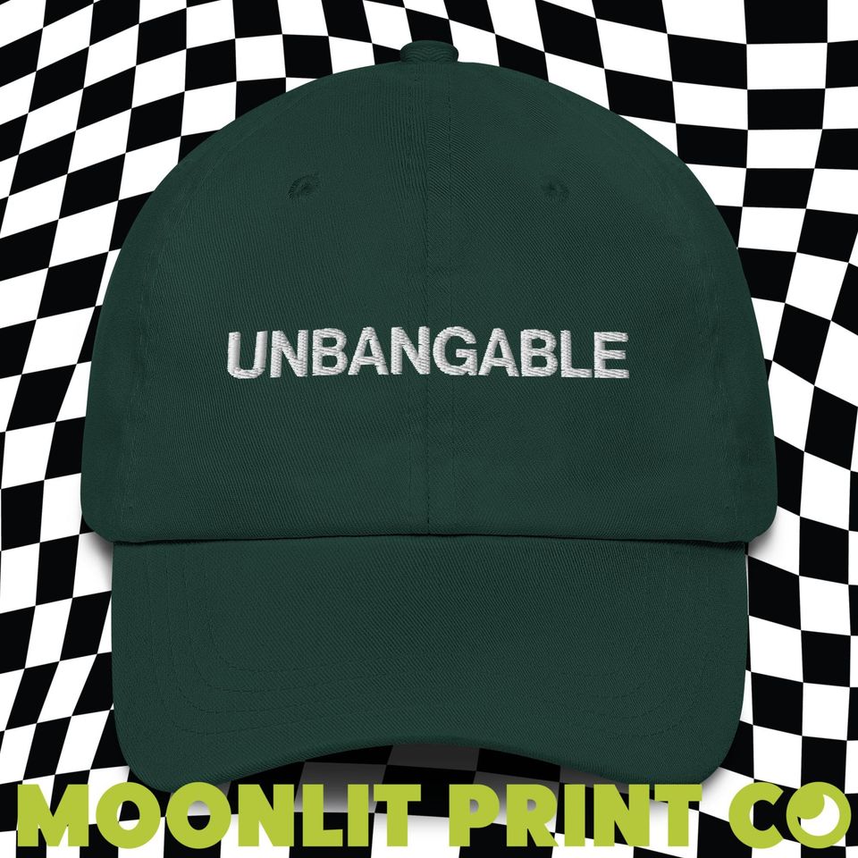 Unbangable Solid Color Dad Hat, Embroidered Dad Hat, Kamala 2024, Kamalanomenon
