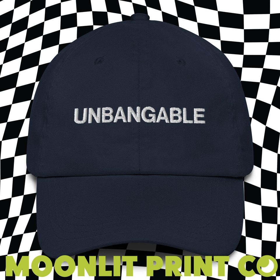 Unbangable Solid Color Dad Hat, Embroidered Dad Hat, Kamala 2024, Kamalanomenon