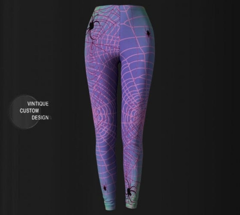Spiderweb LEGGINGS HALLOWEEN Leggings WOMENS