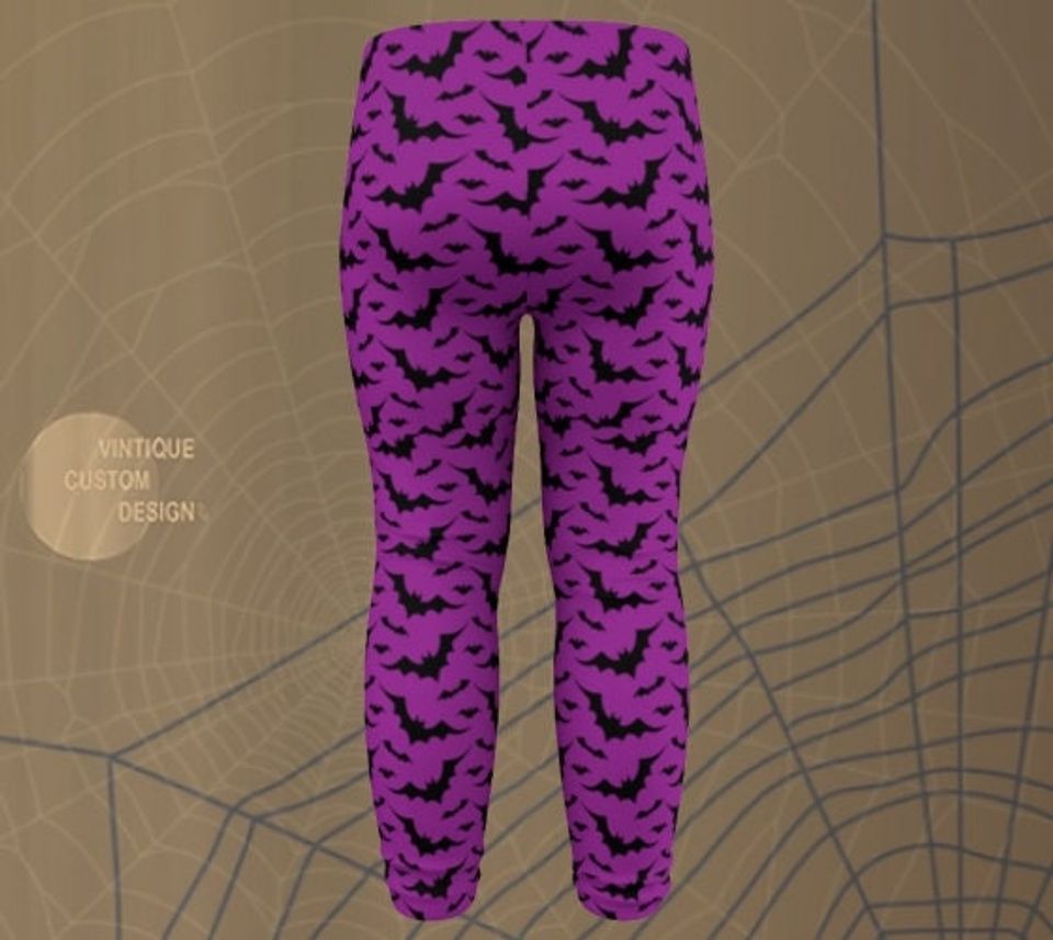 FALL LEGGINGS for Kids HALLOWEEN Leggings Witch Leggings