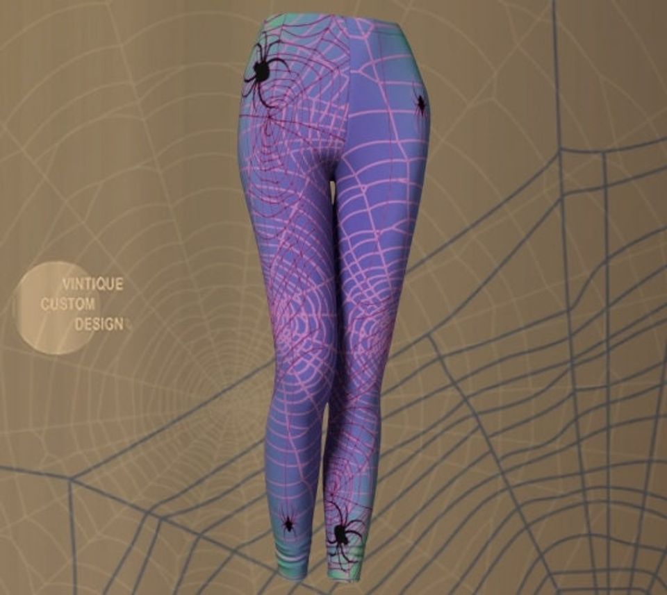 Spiderweb LEGGINGS HALLOWEEN Leggings WOMENS
