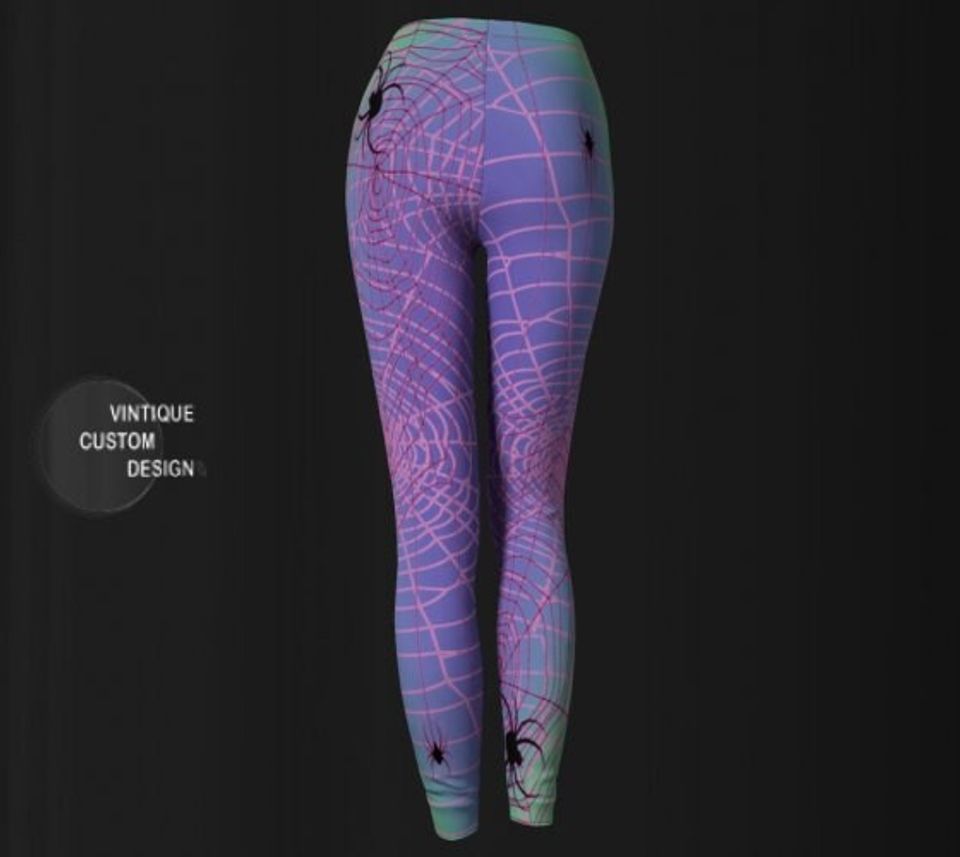 Spiderweb LEGGINGS HALLOWEEN Leggings WOMENS