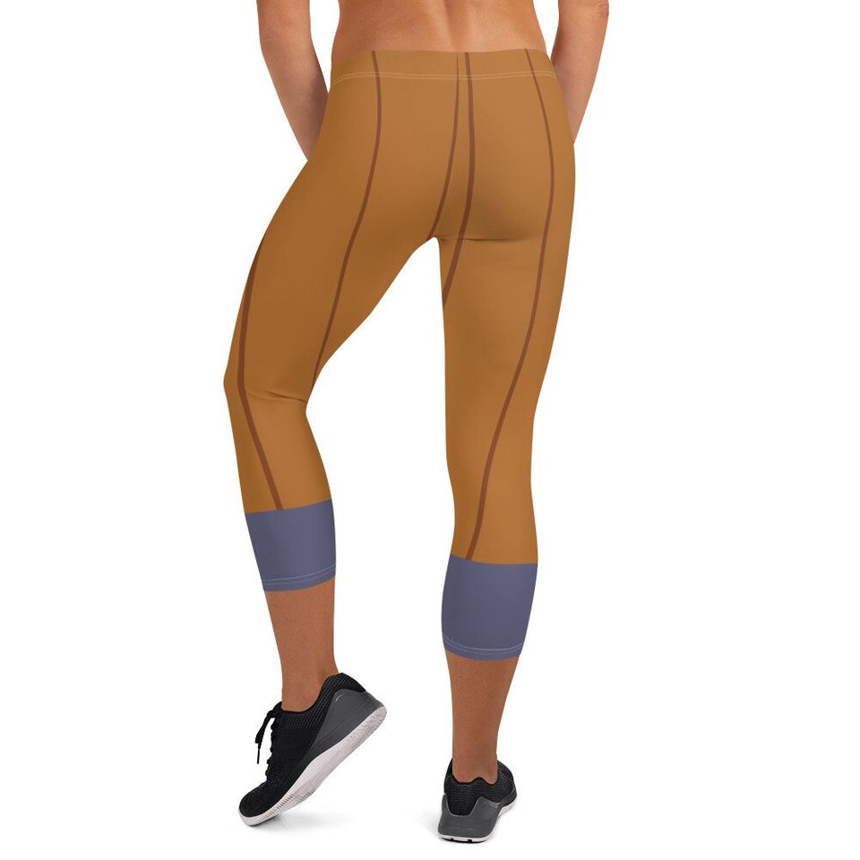 Hercules Running Costume Capri Leggings