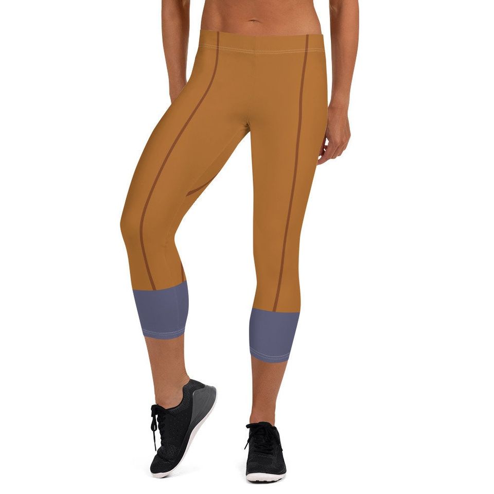 Hercules Running Costume Capri Leggings
